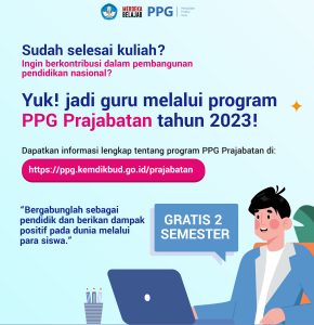 Read more about the article Yuk, Jadi Guru! PPG Prajabatan Gelombang 3