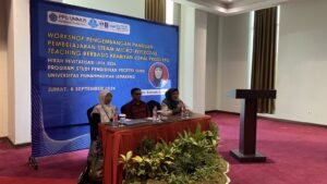 Read more about the article Workshop Pengembangan Panduan Pembelajaran STEAM Micro-Reflective Teaching berbasis Kearifan Lokal Prodi PPG