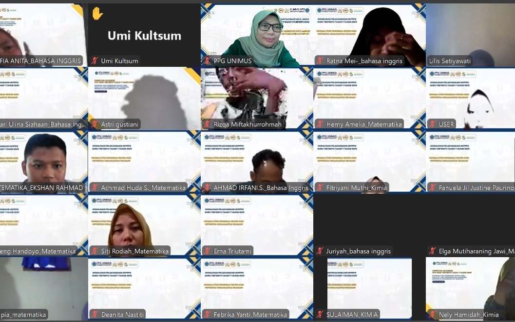 PPG UNIMUS Gelar Sosialisasi UKPPPG Tahap 1 Tahun 2025 untuk Guru Tertentu