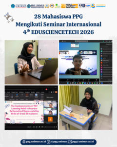 Read more about the article 28 Mahasiswa PPG UNIMUS Ikuti Seminar Internasional EDUSCIENCETECH 2026