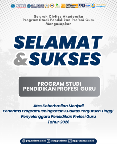 Read more about the article PPG UNIMUS Berhasil menjadi Penerima Program Peningkatan Kualitas Perguruan Tinggi Penyelenggara Pendidikan Profesi Guru Tahun 2026.