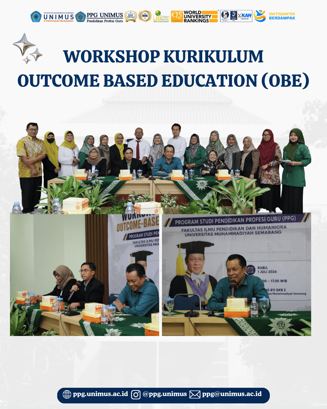 Read more about the article Program Studi PPG UNIMUS Gelar Workshop Kurikulum Berbasis Outcome-Based Education