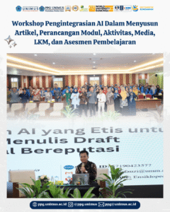 Read more about the article PPG UNIMUS Gelar Workshop Pengintegrasian AI untuk Mendukung Pembelajaran dan Publikasi Ilmiah