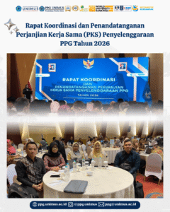 Read more about the article UNIMUS Hadiri Rakor dan Penandatanganan PKS Penyelenggaraan PPG Tahun 2026 di Jakarta